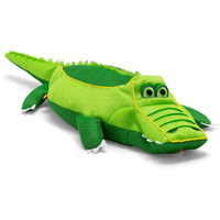 Big Joe Pool Petz Large Alligator No Inflation Needed Animal Floating Pool Toy, Alligator Shape Mesh, Quick Draining Fabric, 4.5 Feet