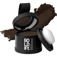 Boldify Hairline Powder Instantly Conceals Hair Loss, Root Touch Up Hair Powder, Hair Toppers For Women & Men, Hair Fibers For Thinning Hair, Root Cover Up, Stain-Proof 48 Hour Formula (Ash Brown)