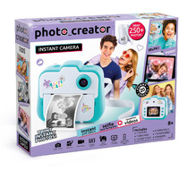 Canal Toys Photo Creator Instant Print Camera - Photo, Selfie And Video - Thermal Paper For 250 Photos - Lcd Screen. 8+, Blue