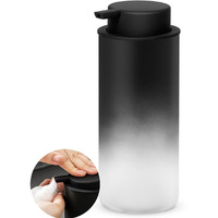 Foaming Soap Dispenser - 12 Oz Ceramic Soap Dispenser With Pump, Liquid Hand Soap Dispenser For Bathroom & Kitchen, Refillable Lotion Dispenser