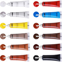 12 Colors Leather Repair Kit - For Furniture Car Seats Couches Sofa Shoes Boat, Leather Dye Restore Scratches Tears Holes, Purses Jacket Leather Paint, Vinyl Repair Kit Bonded Leather Genuine Italian