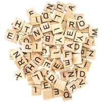1000Pcs Scrabble Letters For Crafts - Diy Wood Gift Decoration - Making Alphabet Coasters And Scrabble Crossword Game Wood Letter Tiles/Wooden Scrabble Tiles A-Z Capital Letters For Crafts, Pendants,