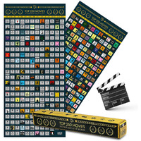 Top 250 Movie Bucket List Scratch Poster Xxl 40X18 Inches - Scratch Movies Guide List Movie Poster As A Movie Poster To Scratch - Gift & Merchandise For Movie Fans 40X18 Inches