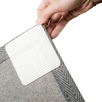Home Techpro Rug Pads Grippers, 8 Pcs Non Slip Washable Grippers, Vacuum Tech    - New Materials To Anti Curling Rug Pad : Keep Your Rug In Place & Make Corner Flat And Easily Peel Off