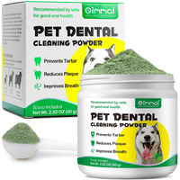 Teeth Cleaning Powder For Dogs, Dental Powder For Dogs - Dog Breath Freshener Powder With Probiotics For Bad Breath, Plaque, Tartar Remover - Dental Care Supplies For Small, Medium, Large Dogs - 80G