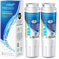 Icepure Ukf8001 Replacement For Whirlpool Filter 4, Everydrop Edr4Rxd1, Fmm-2 Maytag Ukf8001Axx-200 9084 4396395 Mpf15090 Wf-Ukf8001,Wf295,Sgf-M9,Puriclean Ii,Rwf0900A Refrigerator Water Filter,2Pack