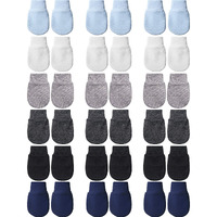 18 Pairs Newborn Baby Mittens Infant Toddler Gloves No Scratch Mittens Gloves For 0-6 Months Baby Boys Girls