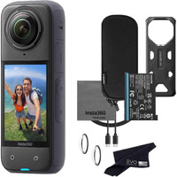 Insta360 X4 8K 360 Waterproof Action Camera, 8K 360, Stabilization, Touch Screen, Ai Editing, Live Streaming, Webcam, Voice Control
