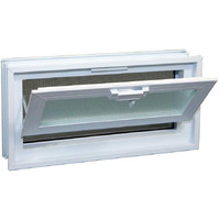 14X8 Hopper Window For Glass Blocks, Sheds, Cabins, Tiny Homes, Garages