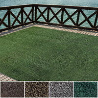 Icustomrug Indoor/Outdoor Turf Carpet & Rugs, Sythentic Grass In Lawn Green 4'X14' Low Pile Artificial Grass With Bound Pre-Finished Edges - Available In Many Custom Sizes And Widths