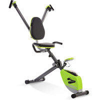 Stamina Wonder Exercise Bike | Build Upper And Lower Body Strength On One Machine | Includes Two Online Workout Videos, Chartreuse And Gray