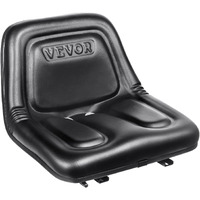 Vevor Universal Tracor Seat, Lawn Mower Seat With Micro Switch And Drainage Holes, 6.3-11.8 Inch Extended Slot Tractor Seat For Tractor Loader Excavator