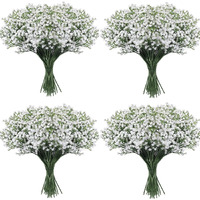 Lylyfan Babys Breath Artificial Flowers,30 Pcs Gypsophila Real Touch Flowers For Wedding Party Home Garden Decoration