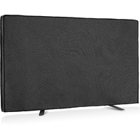 Kwmobile Outdoor Tv Cover For 55"" Tv - Weatherproof Dustproof Tv Screen Protector - Black