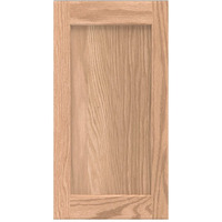 Onestock 12W X 24H Unfinished Oak Kitchen Cabinet Door Replacement, Shaker Style
