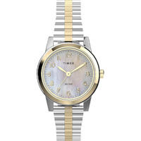 Timex Women's T2M828 Essex Avenue Two-Tone Stainless Steel Expansion Band Watch