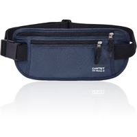 Rfid Blocking Money Belt For Men Women, Slim Fanny Pack For Travel,Running,Conceal Waist Wallet For Passport Holder,Phone,Cash(Black Dark Blue)