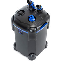 Amosijoy 225Gph Ultra-Quiet Canister Filter, 2-Stage External Aquarium Filter With Free Media For Large Fish Tanks And Aquariums