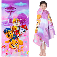 Franco Kids Super Soft Cotton Bath/Pool/Beach Towel, 58 In X 28 In, Paw Patrol Girls