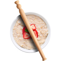 Muldale Wooden Porridge Spurtle - 11.5"" Oatmeal Spoon Scottish Stick Stirrer - Spurtles Kitchen Tools - Traditional Scottish Wooden Stirrers - Natural Sustainable Beechwood