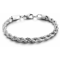Holyfast Twist Chain Bracelets - Stainless Steel Rope Jewelry For Men & Women