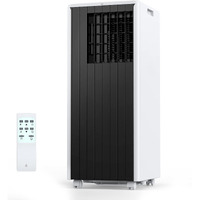Adoolla 8000 Btu Portable Air Conditioner, Air Conditioners 3-In-1 Compact Fast Cooling Indoor Ac Unit, Window Mount Exhaust Kit, Fan Dry Modes, 115V