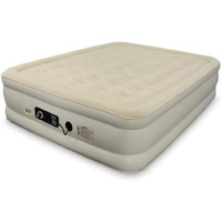 Serta Raised Air Mattress With Never Flat Pump | Size: Queen 18"" | Luxury Inflatable Mattress - Built In Air Pump To Ensure A Good Nights Rest | Heavy Duty Blow Up Mattress With Self Inflating Pump