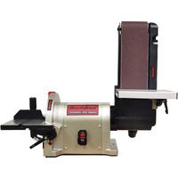 Bucktool Direct Drive Bench Belt Sander, 4X36 In Belt And 8 In Disc Sander, 3/4Hp Belt Sander For Woodworking, 5.0A Benchtop Belt Sander