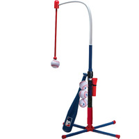 Franklin Sports Kids Batting Tee - Mlb 2-In-1 Grow-With-Me - Adjustable Youth Hitting Tee - Perfect For Teeball And Baseball, Multi