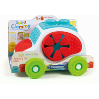 Clementoni 17315 Soft Clemmy Sensory Car For Babies And Toddlers, Ages 6 Months Plus, Multi-Coloured