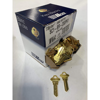 Sc1 Brass Key Blank, Ilco Sc1-Br-250Pk, 250/Box