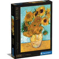 Clementoni Museum 1000 Piece Jigsaw Puzzle For Adults, Van Gogh, Girasoli Sun Flowers