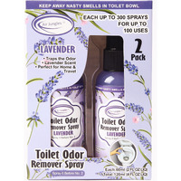 Air Jungles Toilet Poop Odor Eliminator Spray, Lavender Scent, Spray It Before No.2, Up To 100 Uses Per Bottle, For Home, Travel, Office Bathroom, And College Dorm Bathroom