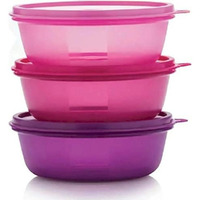 Tupperware Leftover Bowl Set Storage Food Containers (600Ml X 3Pcs)