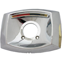 Simpatico 31644C Delta Rectangle Shaped Shower Escutcheon Only For Shower Valve, Chrome Plated