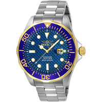Invicta Men's 12566 Pro Diver Analog Display Swiss Quartz Silver Watch