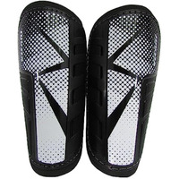 Vizari Vector Slip-In Soccer Shinguards (Black, Size L)