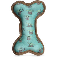 Star Wars Mandalorian: The Child Oxford Bone Squeak Toy Dog Toy From Star Wars & The Mandalorian Bone-Shaped Squeaker Toy Star Wars Squeaky Chew Toy For Dogs,8 Inch