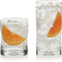 Libbey Impressions 16-Piece Tumbler And Rocks Glass Set