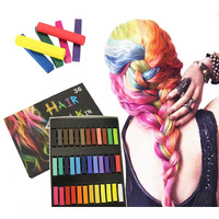 Joyeee Hair Chalk For Kids, Blue Hair Chalk, 36 Colors Deluxe Black Green Brown Gray Red Blonde Purple Pink Hair Chalk, Night Before Christmas Gifts For Daughter, Friends And Sister, Toxin-Free