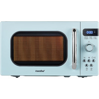 Comfee' Retro Small Microwave Oven With Compact Size, 9 Preset Menus, Position-Memory Turntable, Mute Function, Countertop Microwave For Small Spaces, 0.7 Cu Ft/700W, Green, Am720C2Ra-G