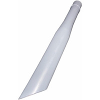 Mr. Nozzle Vacuum Crevice Tool Universal Attachment Compatible With Hoses 1.5"" Inside Diameter, 16"" Long, Grey