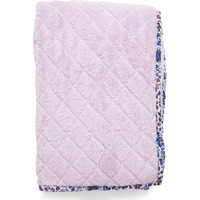Vera Bradley Women's Fleece Solid Throw Blanket, Cloud Vine Multi, 80 X 50