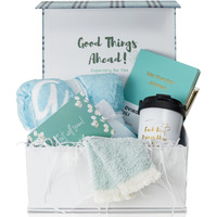 Chemo Care Package For Women, Cancer Care Packages For Women, Gifts For Cancer Patients, Get Well Soon Gift Basket Includes Travel Mug, Healing Blanket 47   X71    (Turquoise)
