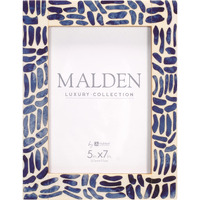 Malden International Designs 5X7 Indigo Picture Frame Blue Wood Mdf (2452-57)