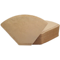 #4 Cone Coffee Filter 8-12 Cup, 200 Count Unbleached Natural Paper, No Blowout, Disposable For Pour Over And Drip Coffee Maker