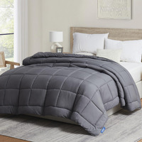 Nestl Comforter Duvet Insert, Quilted Down Alternative Comforter Full Size, All Season Grey Comforter Full Duvet Inserts, Full Size Comforter With Corner Tabs, Duvet Insert Full Bed Comforter