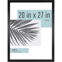 Mcs Studio Gallery 20X27 Poster Frame Black Woodgrain, Vertical & Horizontal Wall Hanging Large Picture Frame For Photos, Posters & Art Prints (1-Pack)