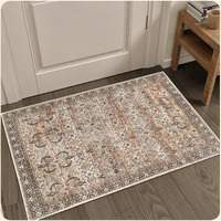 Istana 2X3 Rug - Charcoal Olive Bedroom Rug - Kid & Pet Friendly 2X3 Washable Rug Non Slip - Non Shedding Rubber Backed Rugs 2X3 - Foldable 2X3 Entry Rug - Eco Friendly Materials For Small Rugs 2X3