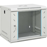 Vidaxl 9U Wall Mounted Network Cabinet 19 Ip20 20.9X15.7X17.7